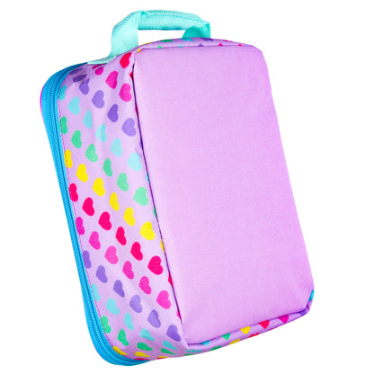Care Bears Lunch Tote Clear Design With Iridescent Underlay Lunch Bag Box 10"