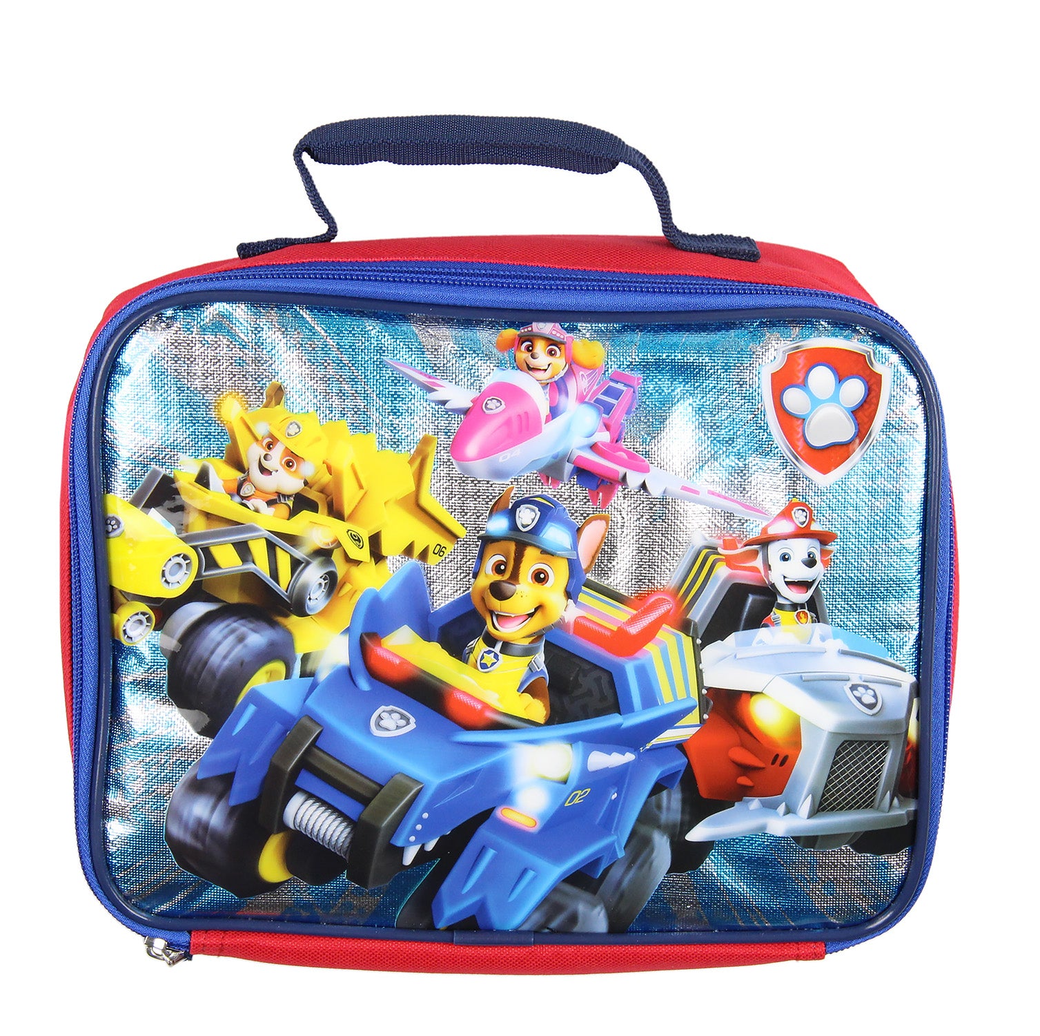 Paw Patrol Lunch Box Characters And Vehicles Lunch Bag Tote 10" - Seven Times Six