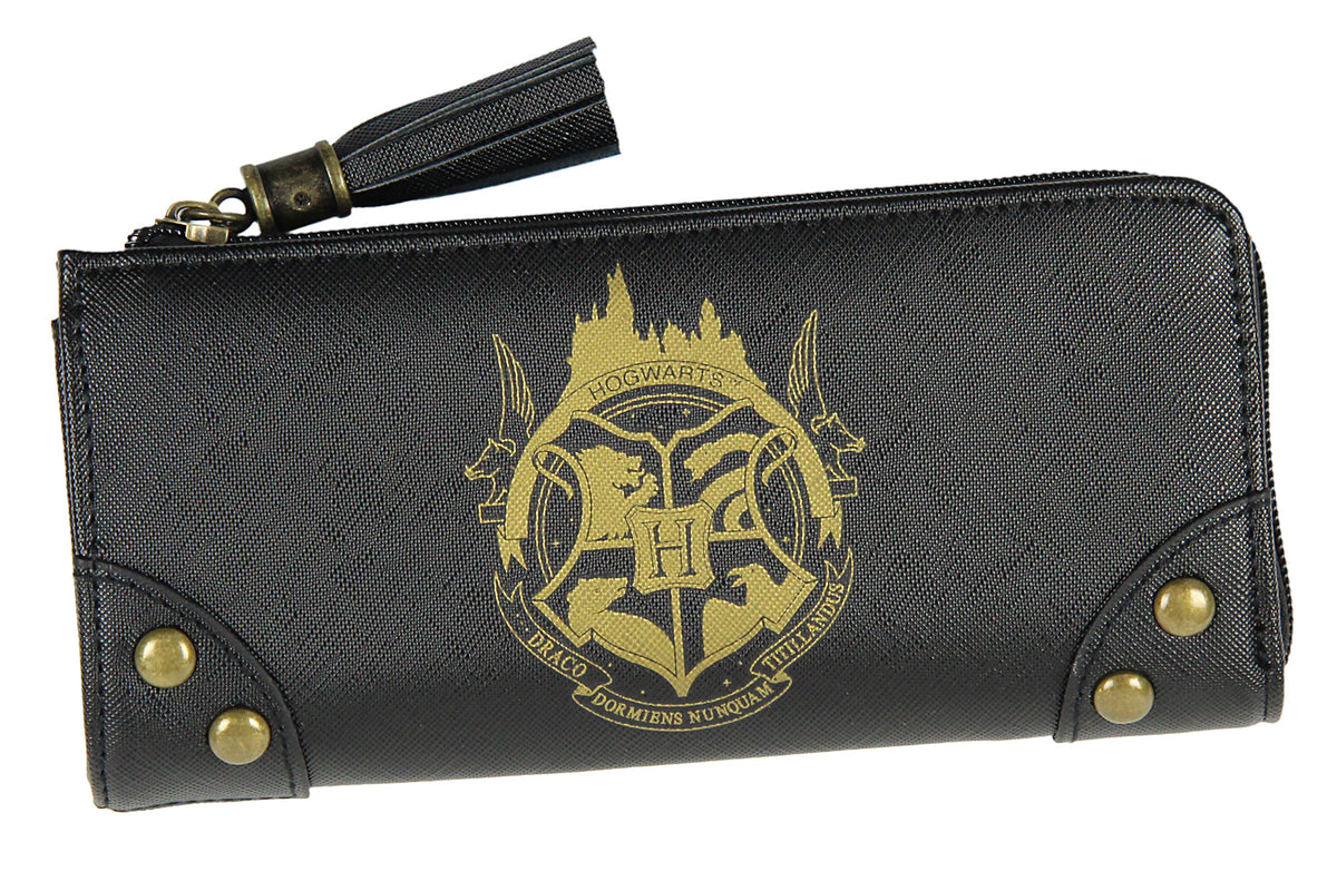 Harry Potter Wallet Hogwarts Houses Faux Leather Clutch Wallet For Women