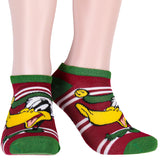 Looney Tunes Characters Striped Mix And Match Adult 5 Pack Ankle Socks