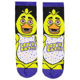 Five Nights at Freddy's Kids Freddy and Chico Character Crew Socks 2 Pair (10-4)