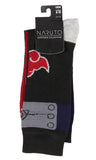 Naruto: Shippuden Red Cloud Rain Of Blood Justice Anime Crew Socks (8-12)