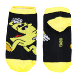 Pac-Man Multi-Character Design Kids Ankle No-Show Socks 4 Pairs