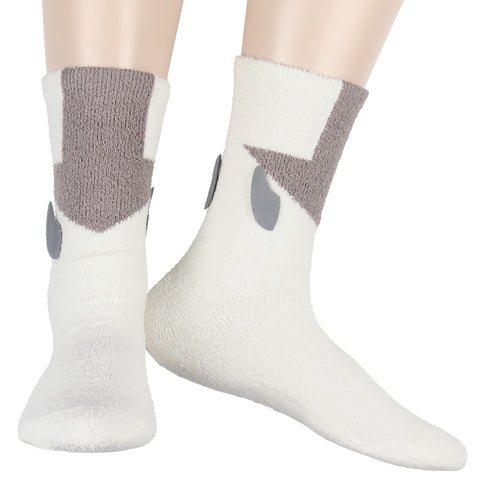 Avatar The Last Airbender Appa Flying Bison Manatee Fuzzy 3D Adult Crew Socks