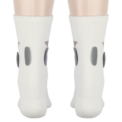 Avatar The Last Airbender Appa Flying Bison Manatee Fuzzy 3D Adult Crew Socks