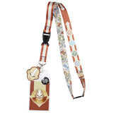 Avatar The Last Airbender ID Badge Holder Lanyard w/ Rubber Pendant And Sticker
