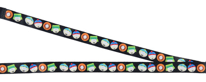South Park ID Badge Holder Lanyard w/ 2" Kyle Rubber Pendant And Stickers