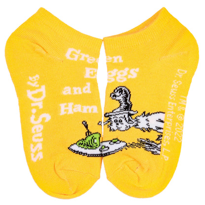 Dr. Seuss Book Titles and Characters Kids Week Of Socks Box Set 7 Pairs