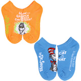 Dr. Seuss Book Titles and Characters Kids Week Of Socks Box Set 7 Pairs