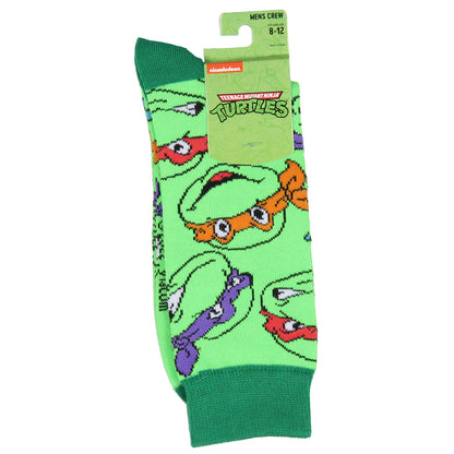 Teenage Mutant Ninja Turtles Classic Retro Cartoon Crew Socks