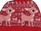 Rudolph The Red-Nosed Reindeer Cuffed Pom Beanie Hat