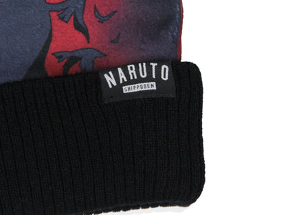 Naruto Shippuden Beanie Itachi Akatsuki Shinobi Organization Cuffed Pom Cap Hat