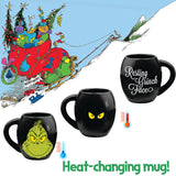 Dr. Seuss GRINCH Resting Grinch Face Heat Reactive Changing Coffee Mug Cup