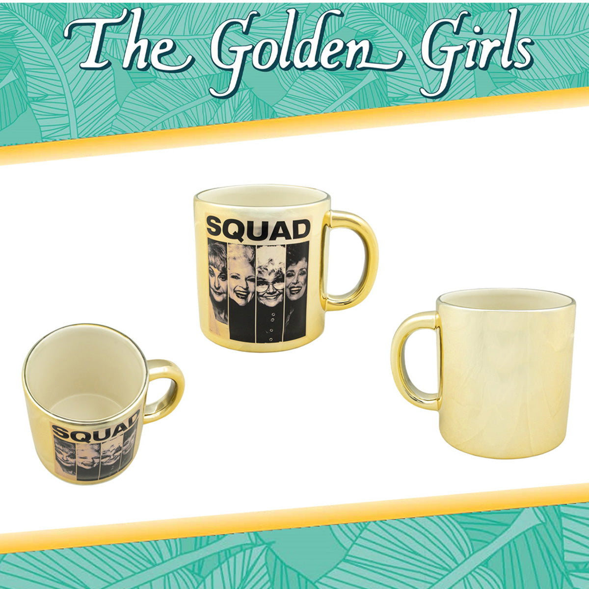 The Golden Girls Squad Golden Ceramic Coffee Mug 20 oz. - Seven Times Six
