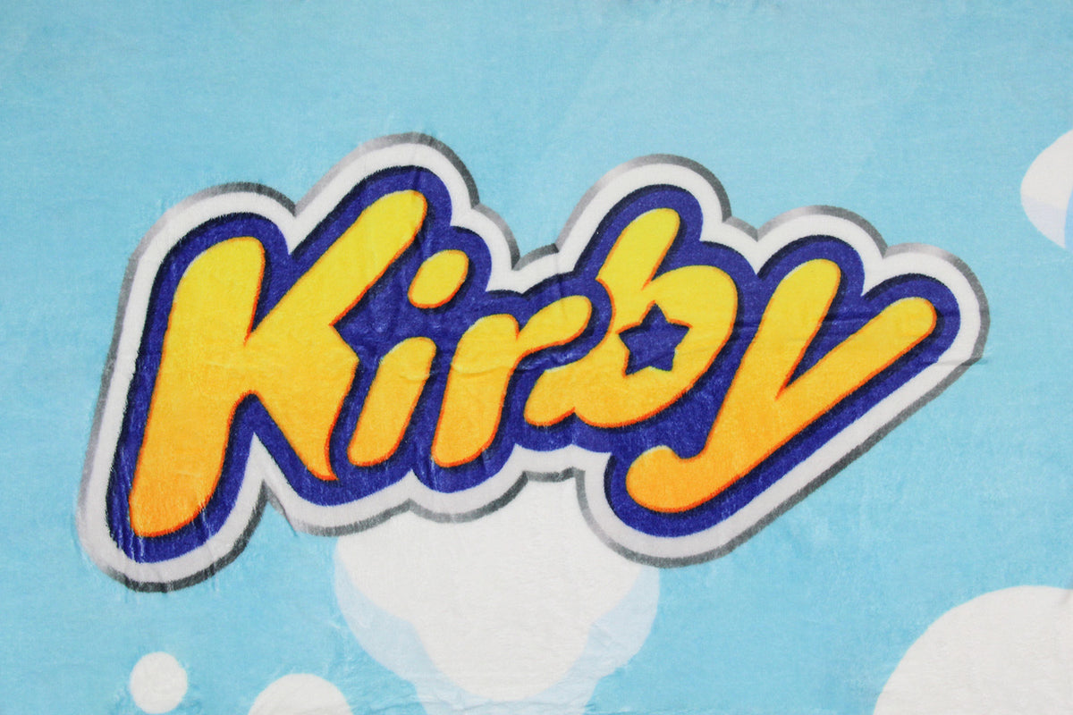 Nintendo Kirby Video Game Kirby and Waddle Dee Soft Fleece Plush Throw Blanket