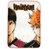 Haikyuu Anime Manga Shoyo Hinata and Wakatoshi Ushijimaa Plush Throw Blanket