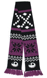 The Nightmare Before Christmas Jack Skellington Knit Scarf