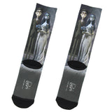 Corpse Bride Land Of The Dead Sublimation Crew Socks For Men Women