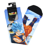 Dragon Ball Z Goku And Vegeta Super Saiyan Sublimated Men's Crew Socks 1 Pair
