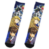 Bioworld Anime Manga Adult Sublimated Crew Socks For Men and Women 1 Pair