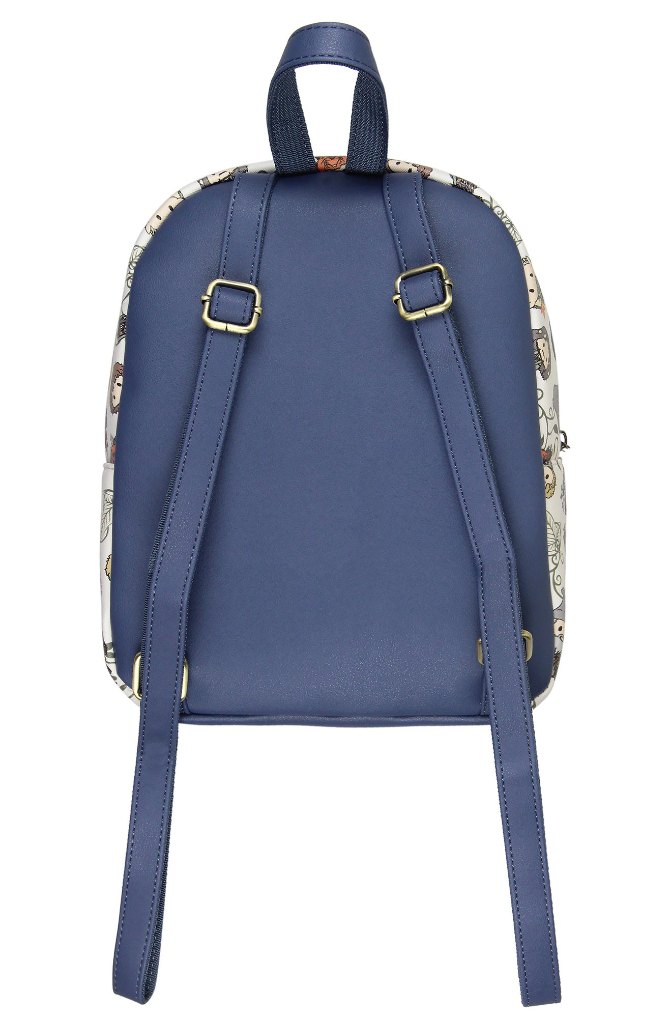 The Lord Of The Rings Allover Chibi Character Pattern Faux Leather Mini Backpack 12"