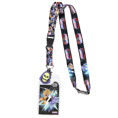 He-Man Masters of The Universe ID Lanyard Badge Holder With Rubber Skeletor Charm