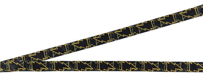 Black Adam Movie Reversible ID Lanyard Badge Holder With Lightning Charm