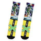 Hunter X Hunter Socks Anime Manga Men's Athletic Mid-Calf Crew Socks