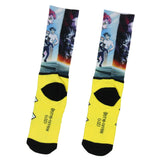 Hunter X Hunter Socks Anime Manga Men's Athletic Mid-Calf Crew Socks