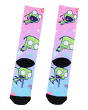 Invader Zim Mens' Gir Space Men's Athletic Mid-Calf Crew Socks