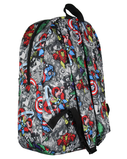 Marvel Avengers Vintage Comic Characters Laptop School Travel Backpack 17"