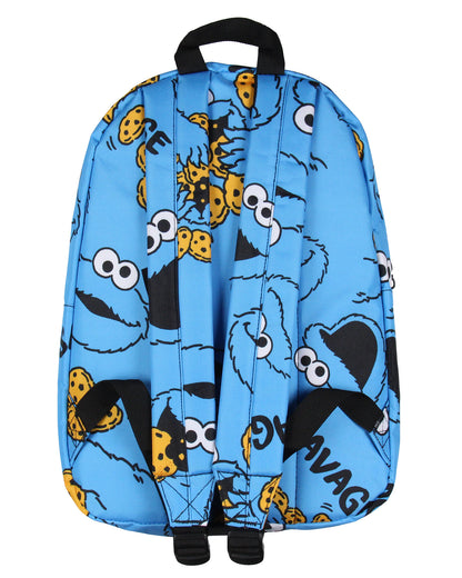 Sesame Street Backpack Cookie Monster Savage Laptop School Travel Backpack