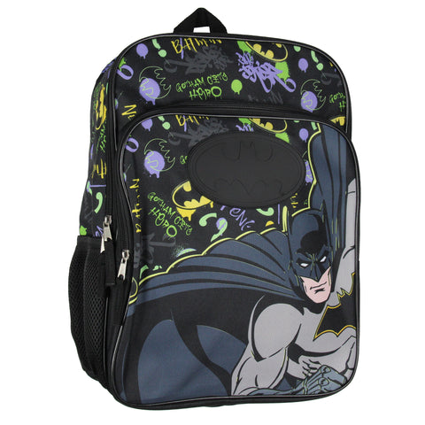 DC Comics Batman Backpack Gotham City Superhero Kids School Travel Backpack
