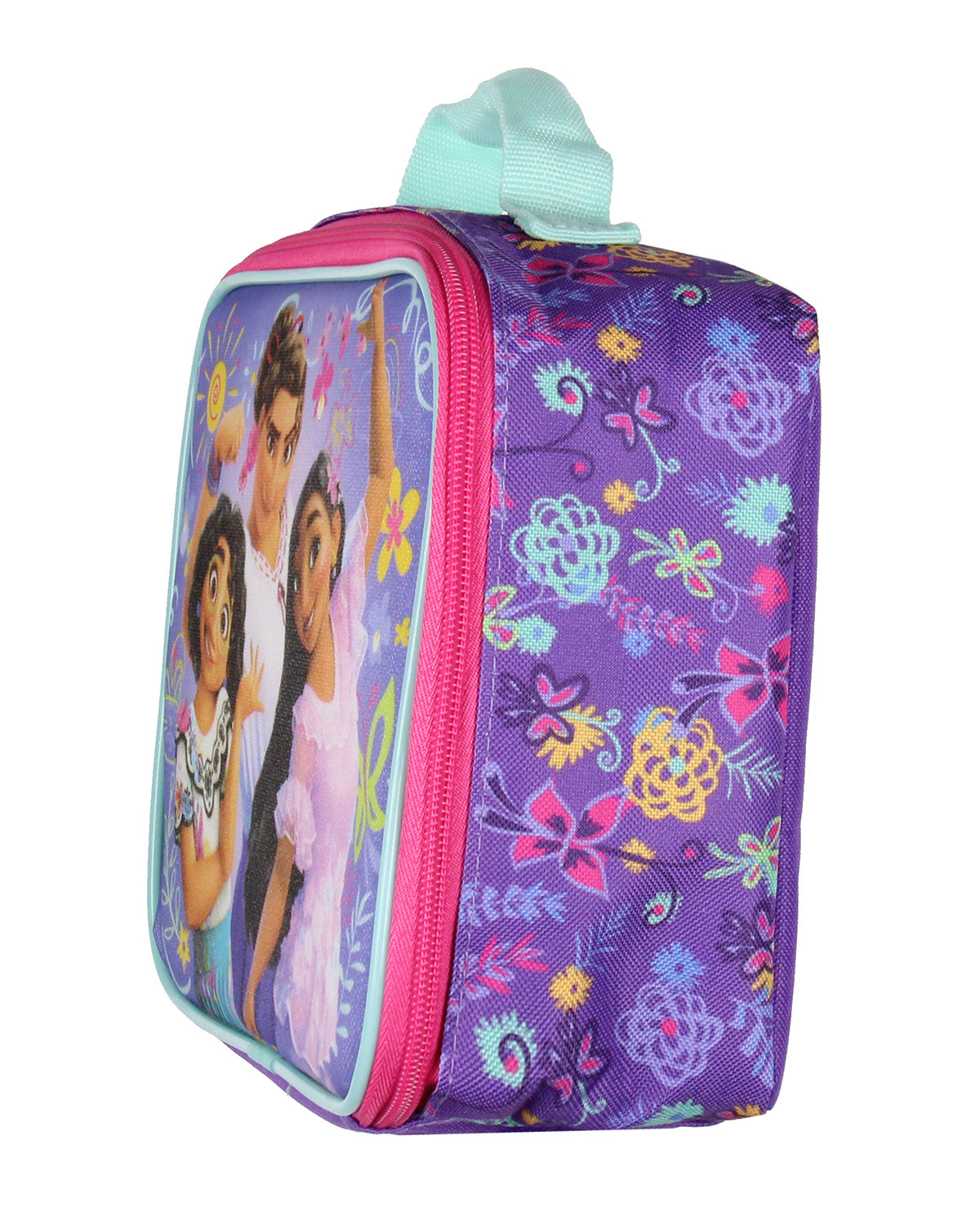Encanto Lunch Box Mirabel Isabela Luisa Diamond Dust Sparkly Lunch Bag Tote 10"