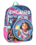 Disney Encanto 5 Pc Backpack Set Lunch Box Pencil Case Keychain and Carabiner