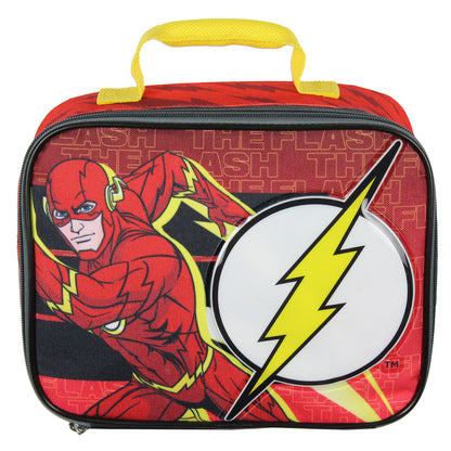 DC Comics The Flash Character Insulated Lunch Box Superhero Lightning Bolt 12"