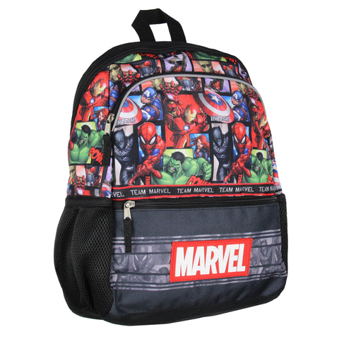 Avengers Spider-Man Captain America Hulk 16" Book Bag School Travel Backpack
