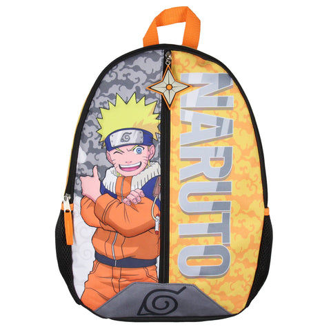 Naruto Backpack 3D Quilted Character 16 Kids School Travel