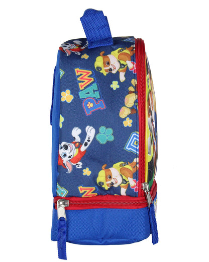 Paw Patrol Lunch Box Insulated Dual Compartment Kids Lunch Bag Tote 10"