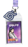Naruto Hinata Hyuga ID Badge Holder Lanyard w/ Hidden Leaf Village Rubber Pendant