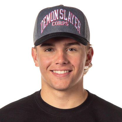 Demon Slayer Hat Demon Slayer Corps Embroidered Manga Anime Adjustable Cap