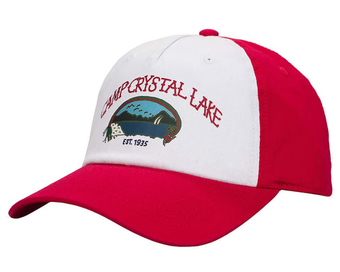 Friday The 13th Men's Camp Crystal Lake Adult Soft Hat with Adjustable Strap
