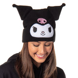 Sanrio Hello Kitty Kuromi Beanie Embroidered 3D Character Knit Beanie Hat Cap