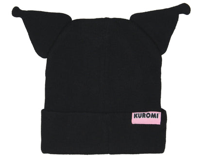 Sanrio Hello Kitty Kuromi Beanie Embroidered 3D Character Knit Beanie Hat Cap