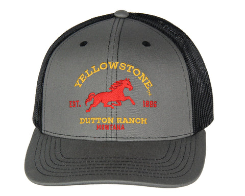Yellowstone Adult Dutton Ranch Montana EST. 1886 Adjustable Snapback Hat OSFM