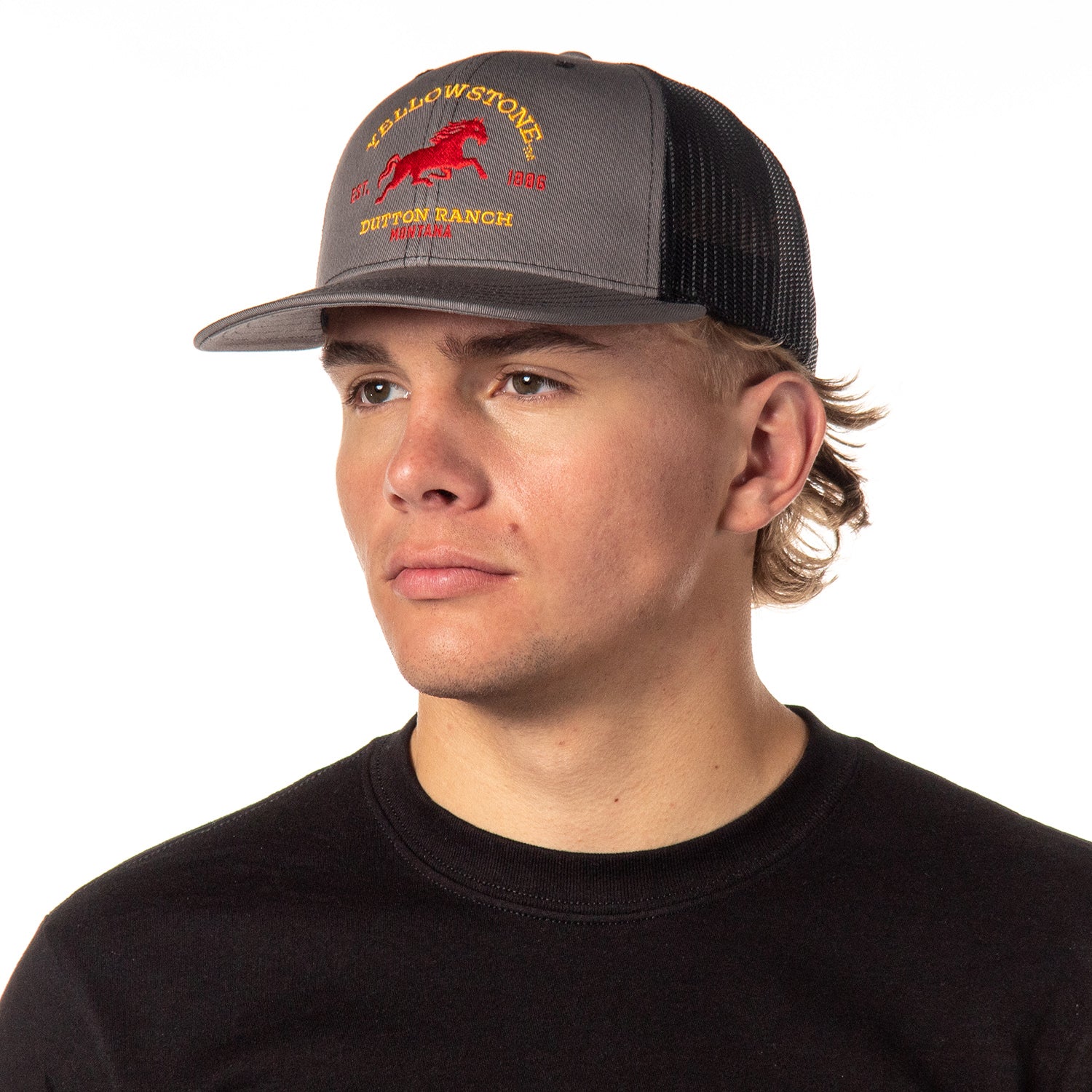 Yellowstone Adult Dutton Ranch Montana EST. 1886 Adjustable Snapback Hat OSFM
