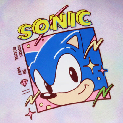 Sonic The Hedgehog Youth Snapback Hat Score Board Tie-Dye Girls Kids Hat