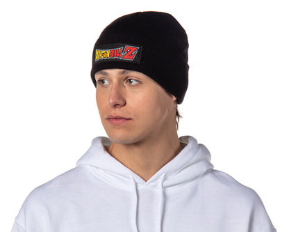 Dragon Ball Z Skull Cap Trawler Beanie Classic Logo Patch Cuff Knit Beanie Hat