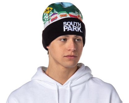 South Park Beanie Cartman Kenny Stan Kyle Sublimated Knit Beanie Hat Cap