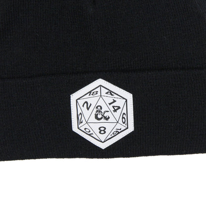 Dungeons and Dragons Beanie d20 Dice Cuff Knit Beanie Hat Skull Cap
